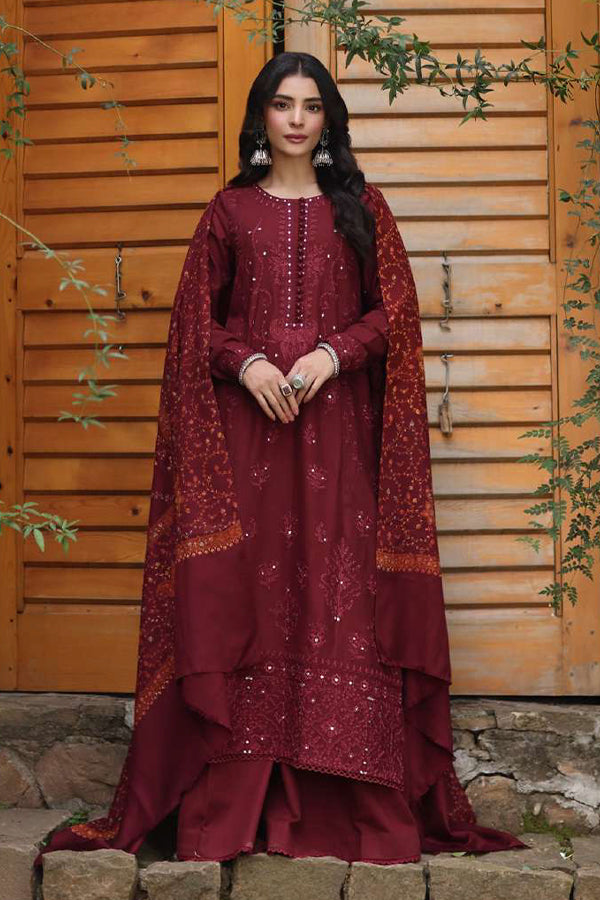 Noor Suzaankari Winter Shawl By Saadia Asad'24 D#1