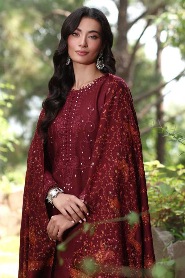 Noor Suzaankari Winter Shawl By Saadia Asad'24 D#1