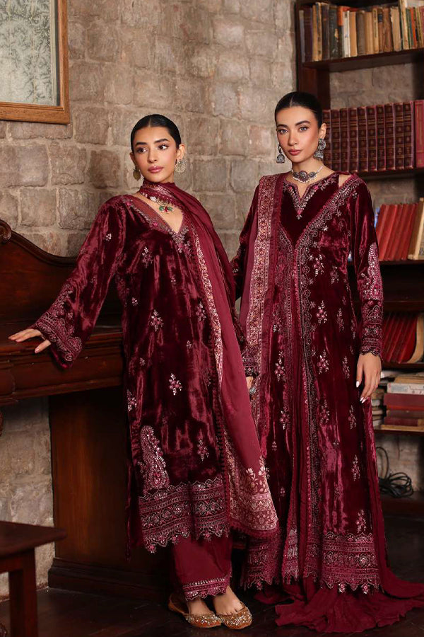 Noor Suzaankari Winter Shawl By Saadia Asad'24 D#10