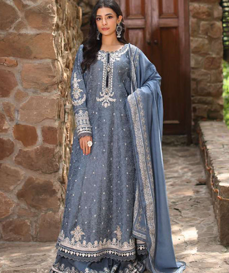 Noor Suzaankari Winter Shawl By Saadia Asad'24 D#3