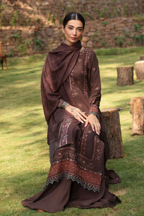 Noor Suzaankari Winter Shawl By Saadia Asad'24 D#4