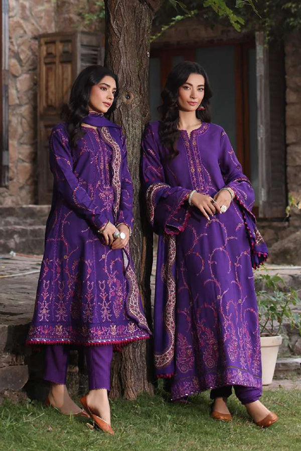 Noor Suzaankari Winter Shawl By Saadia Asad'24 D#6