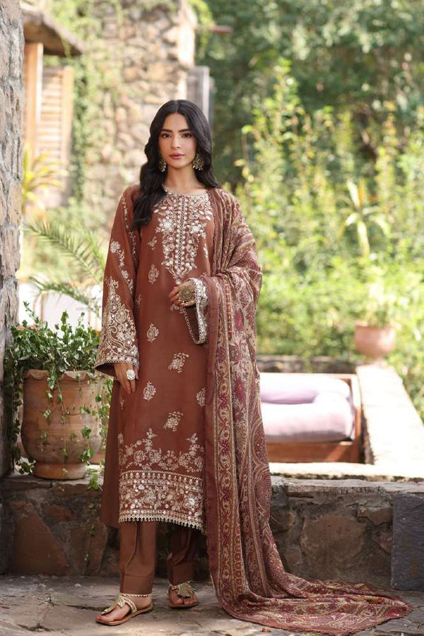 Noor Suzaankari Winter Shawl By Saadia Asad'24 D#9