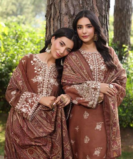 Noor Suzaankari Winter Shawl By Saadia Asad'24 D#9