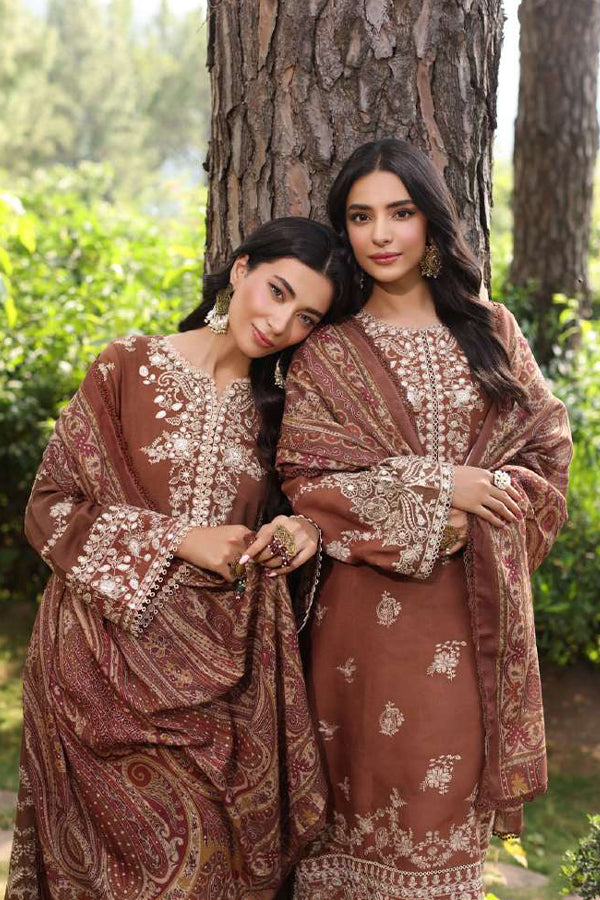 Noor Suzaankari Winter Shawl By Saadia Asad'24 D#9