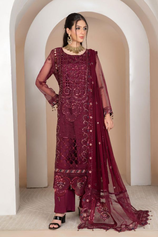 Noor Jahan Elegance Chiffon`25 D#4