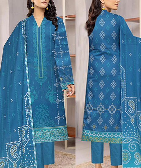 Noor Jahan Lakhany Lawn'24 Vol-1 (Ferozi)