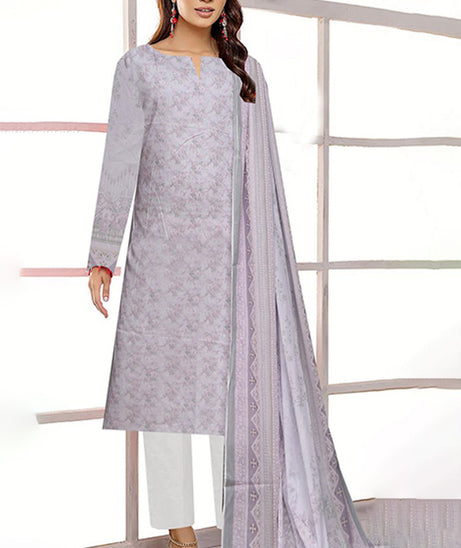 Noor Jahan Lakhany Lawn'24 Vol-1 (Lilac)