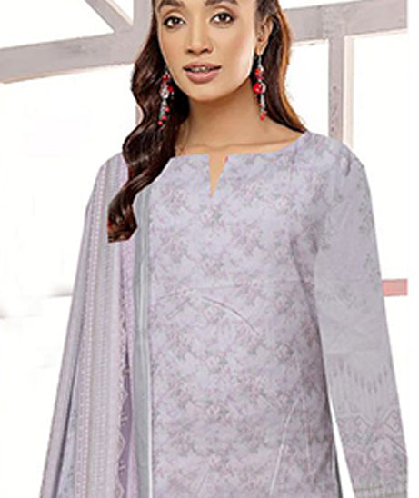 Noor Jahan Lakhany Lawn'24 Vol-1 (Lilac)