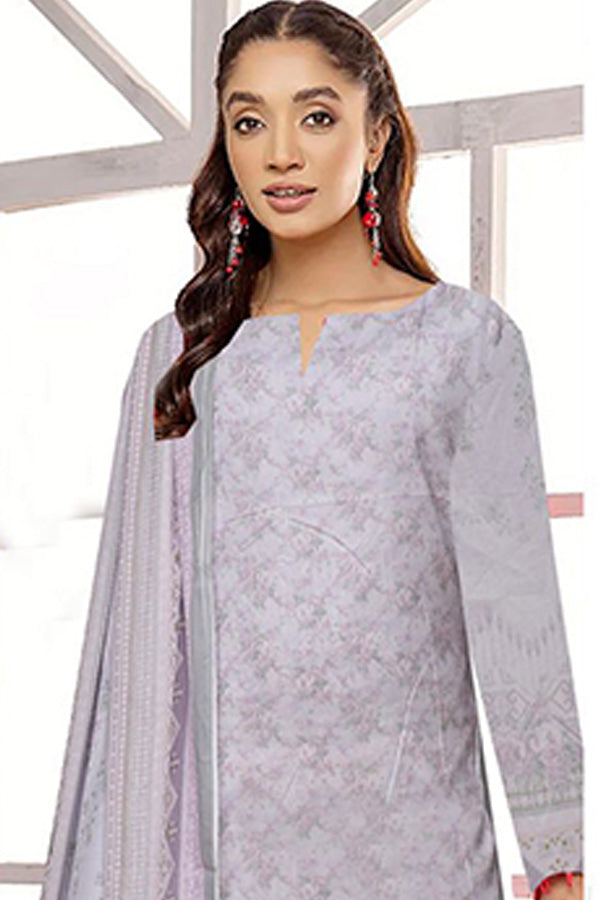 Noor Jahan Lakhany Lawn'24 Vol-1 (Lilac)