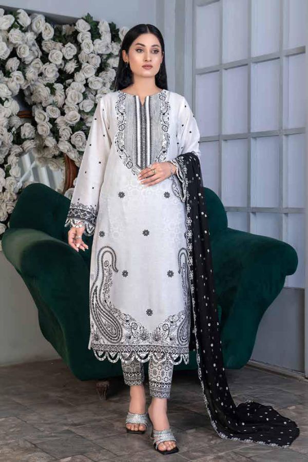 Noor Jahan Mushq Lawn`24 (M White)