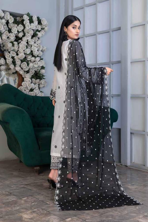 Noor Jahan Mushq Lawn`24 (M White)