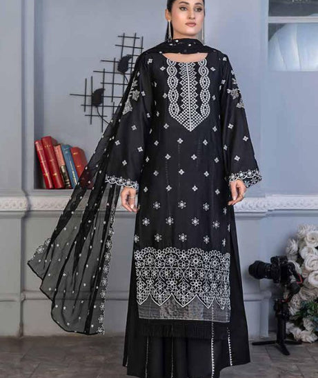 Noor Jahan Mushq Lawn`24 (Jet Black)