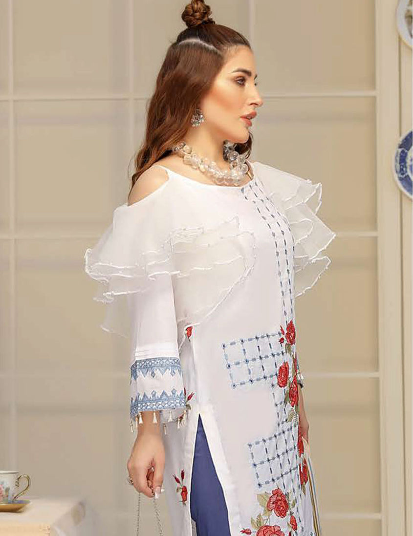 Nouratan Chikankari M/Lawn`21 D#09