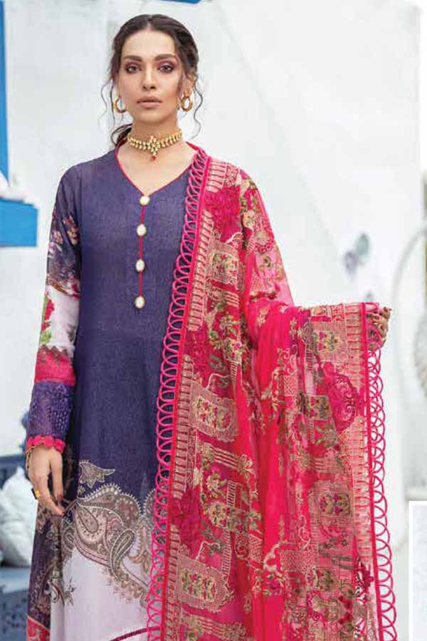 Nureh Maya karandi Lawn`21 D#18