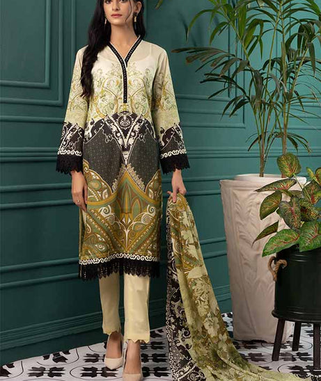 Orchid Digital Print Lawn'22 D Pista