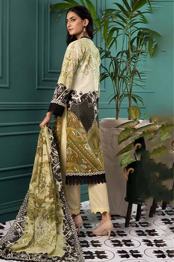 Orchid Digital Print Lawn'22 D Pista