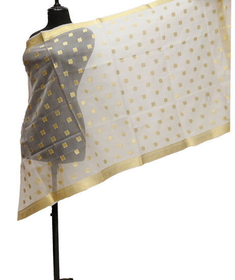 Organza Zari Dupatta D#A