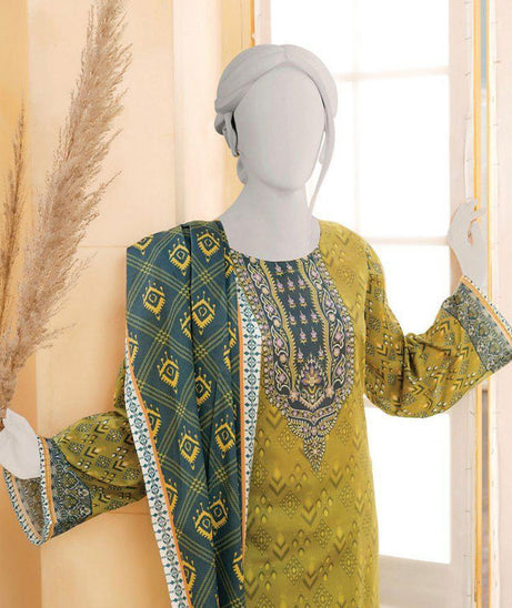 Oriens Digital Print Lawn`25 D#800 (M Green)
