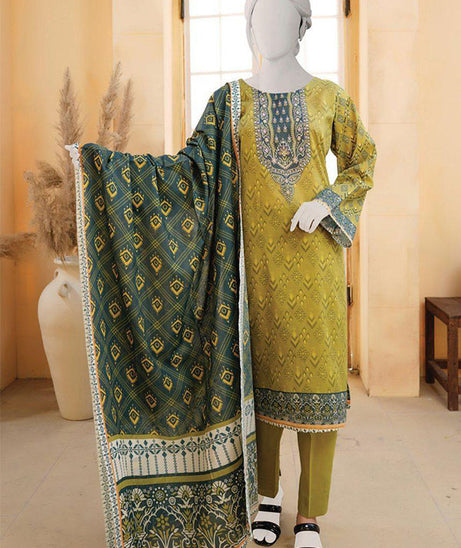 Oriens Digital Print Lawn`25 D#800 (M Green)