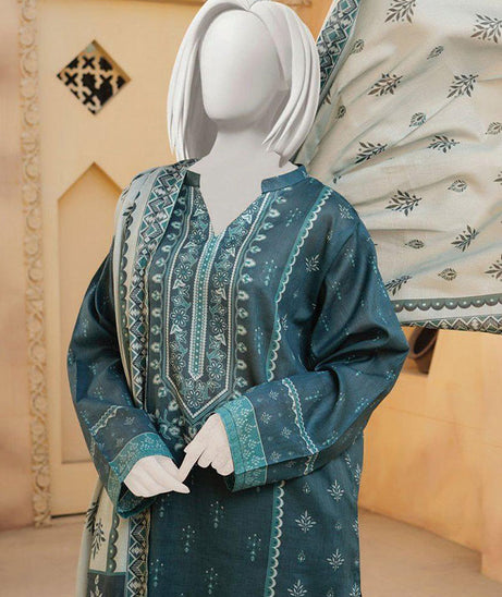 Oriens Digital Print Lawn`25 D#801 (Zink)