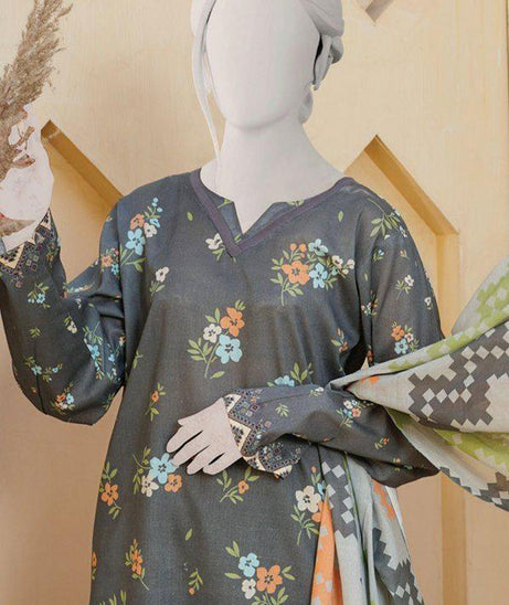 Oriens Digital Print Lawn`25 D#803 (D Grey)