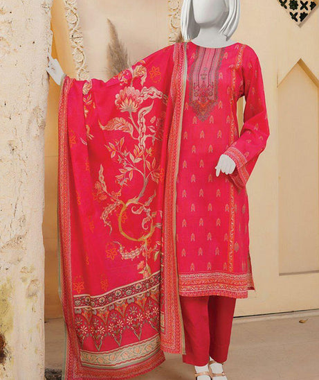 Oriens Digital Print Lawn`25 D#804 (SH Pink)