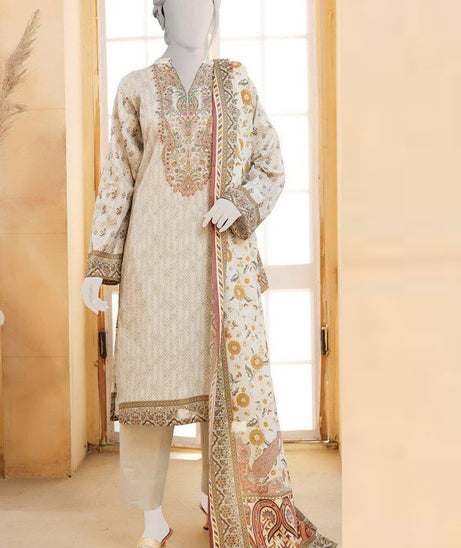 Oriens Digital Print Lawn`25 D#805 (S Grey)