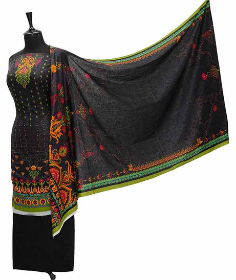 Oriens Print Lawn`21 D#901 (Black)
