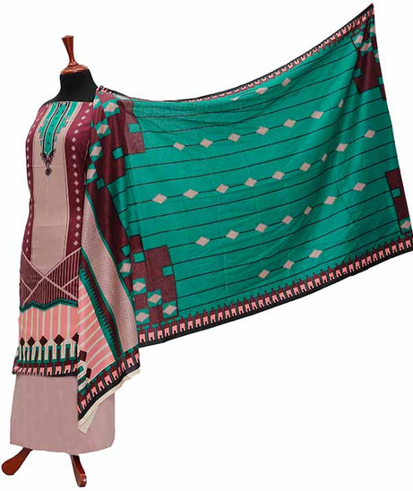 Oriens Print Lawn`21 D#902 (T Pink)