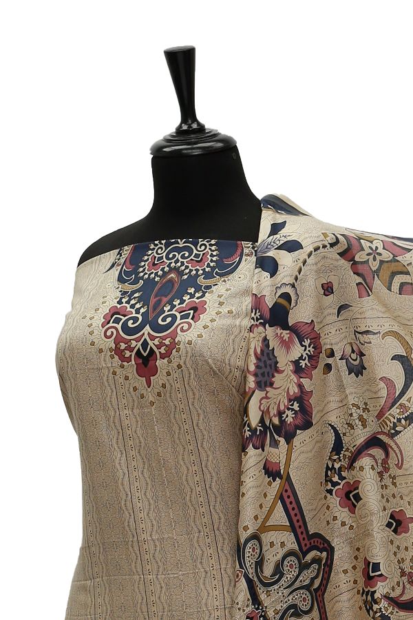 Oriens Print Lawn`21 D#904 (Blue)