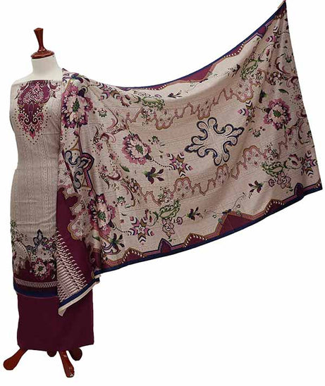 Oriens Print Lawn`21 D#904 (Magenda)