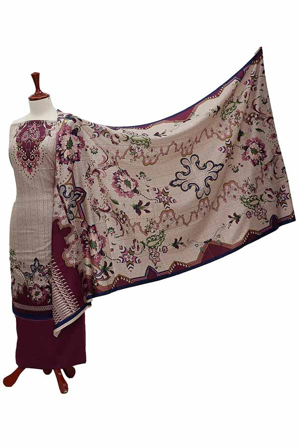 Oriens Print Lawn`21 D#904 (Magenda)
