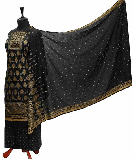 Oriens Print Lawn`21 D#905 (Black)