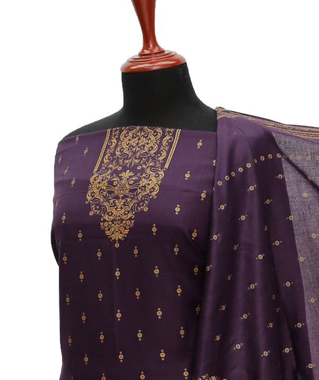 Oriens Print Lawn`21 D#906 (Purple)