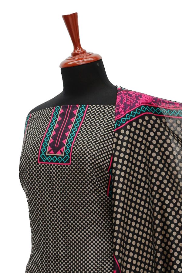 Oriens Print Lawn`21 D#907 (Purple)