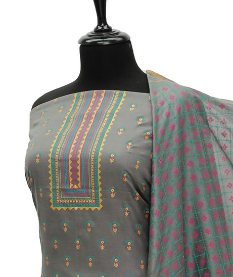 Oriens Print Lawn`21 D#908 (Grey)
