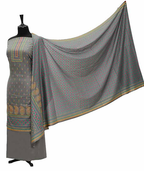 Oriens Print Lawn`21 D#908 (Grey)
