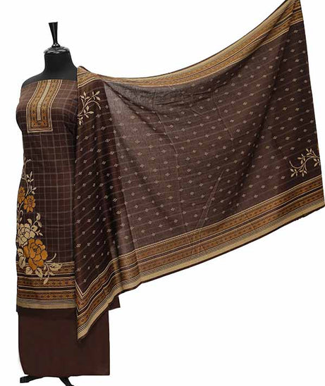 Oriens Print Lawn`21 D#909 (Ch Brown)