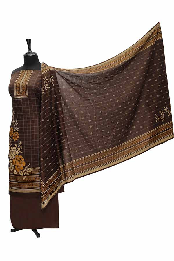 Oriens Print Lawn`21 D#909 (Ch Brown)