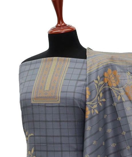 Oriens Print Lawn`21 D#909 (Grey)