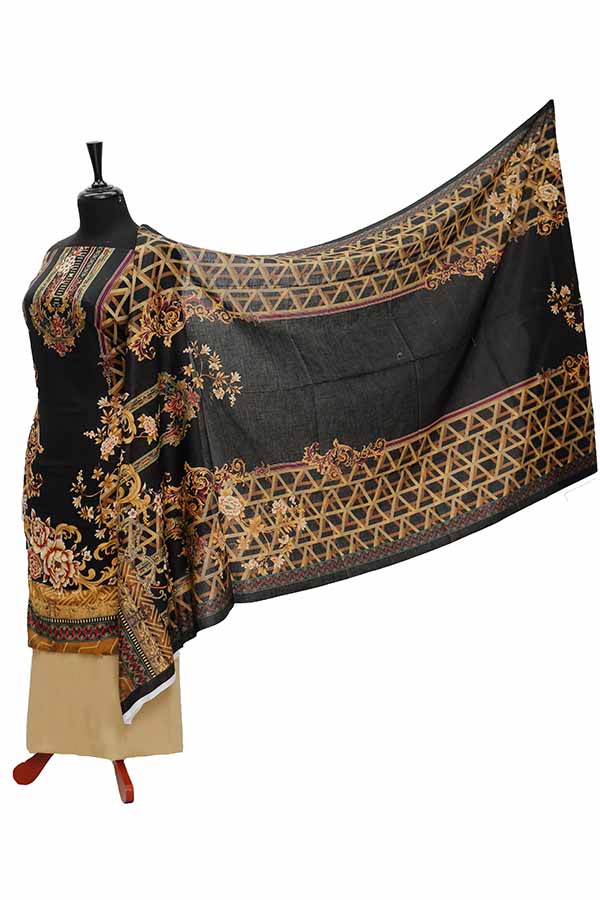 Oriens Print Lawn`21 D#911 (Brown)