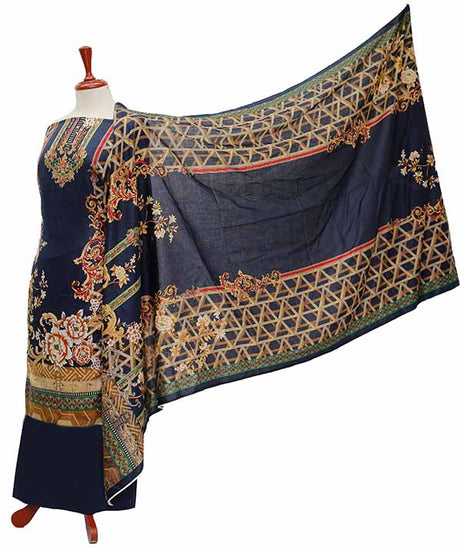 Oriens Print Lawn`21 D#911 (N Blue)
