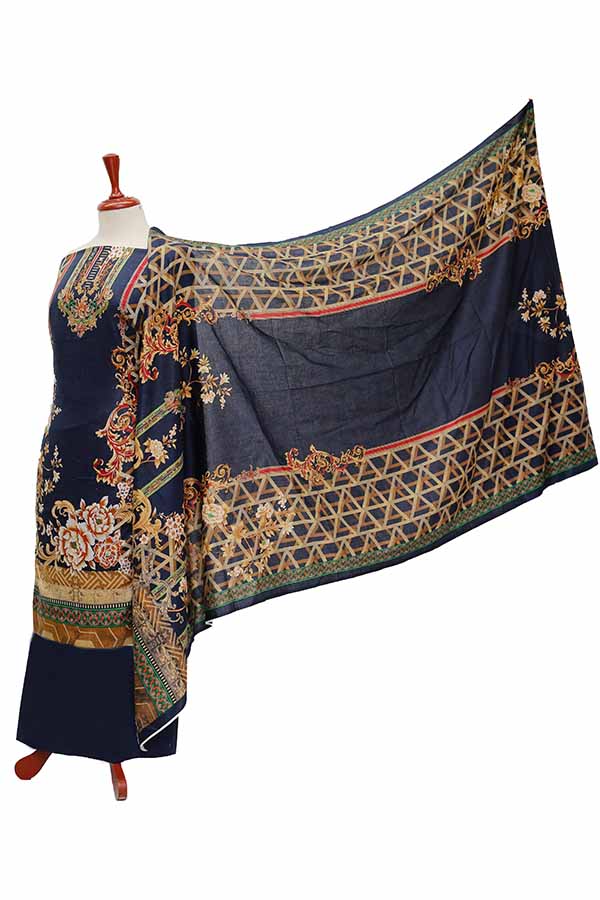 Oriens Print Lawn`21 D#911 (N Blue)