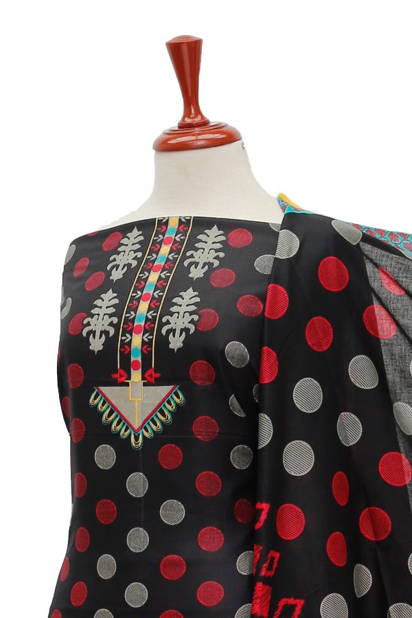 Oriens Print Lawn`21 D#912 (Red)