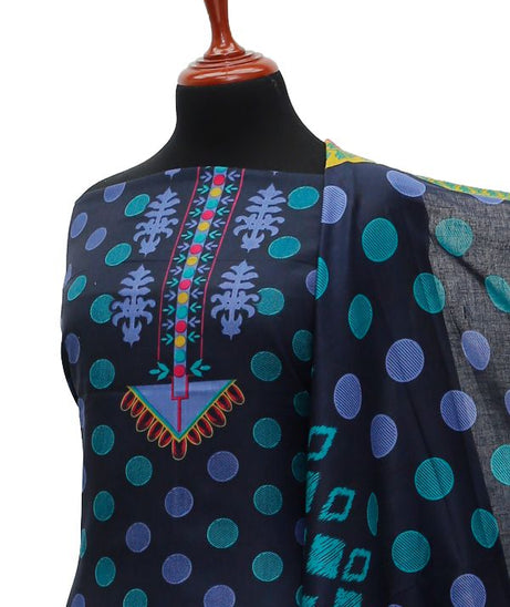 Oriens Print Lawn`21 D#912 (Sea Green)