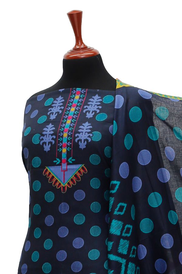 Oriens Print Lawn`21 D#912 (Sea Green)