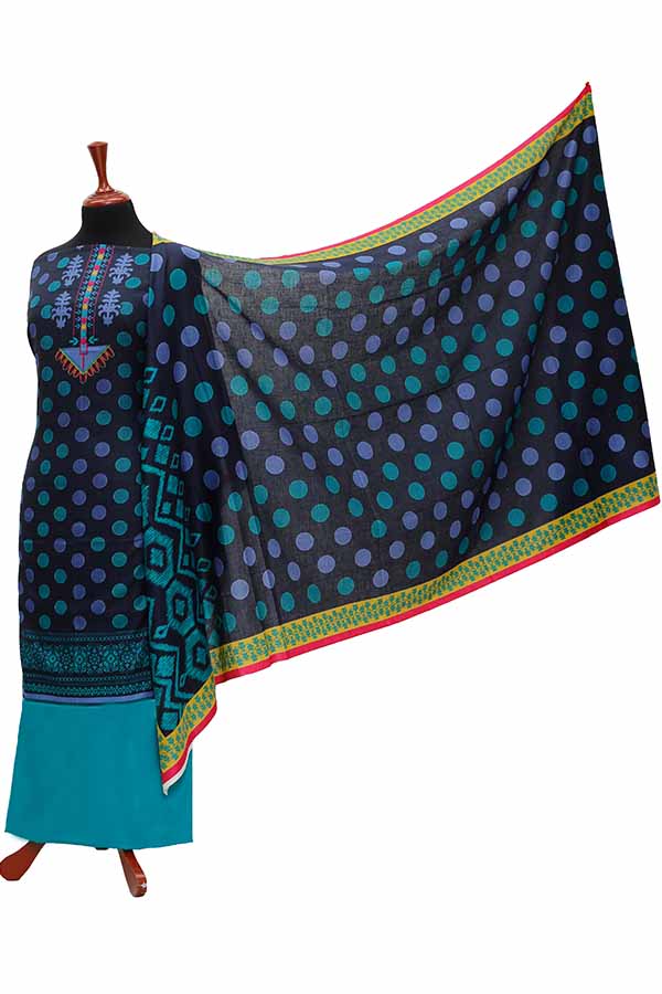 Oriens Print Lawn`21 D#912 (Sea Green)