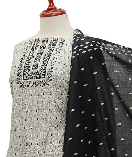 Oriens Print Lawn`21 D#913 (Black)