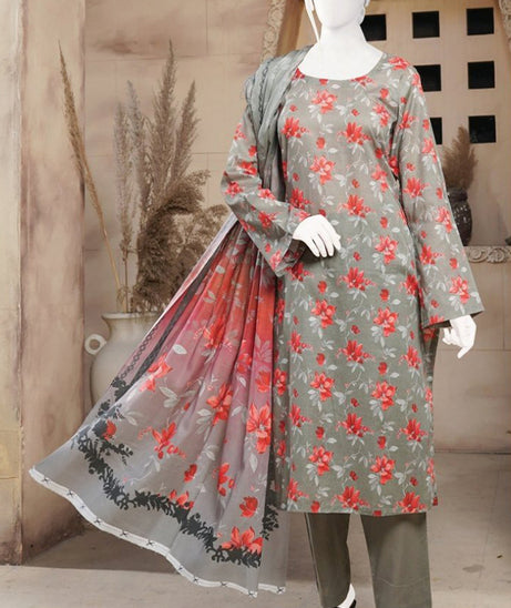 Oriens Print Lawn'25 D#5549 (G Grey)
